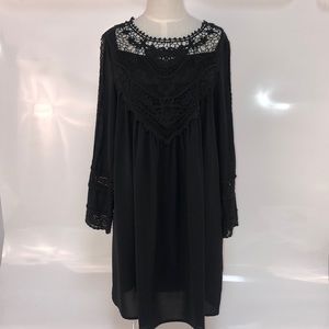 Black long sleeve dress
